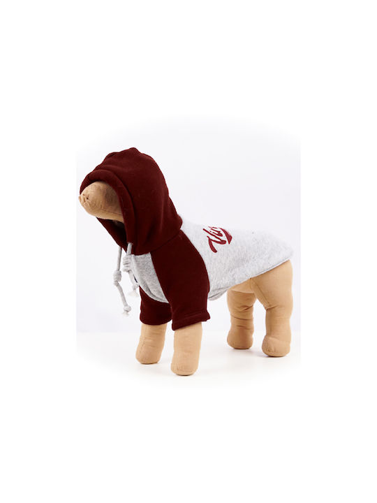 Glee Kapuze Sweatshirt Hund in Rot Farbe 7XL 76x76εκx76εκcm.