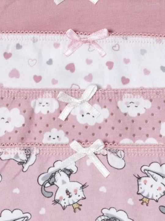 Mayoral Kids Briefs Set Pink 4pcs