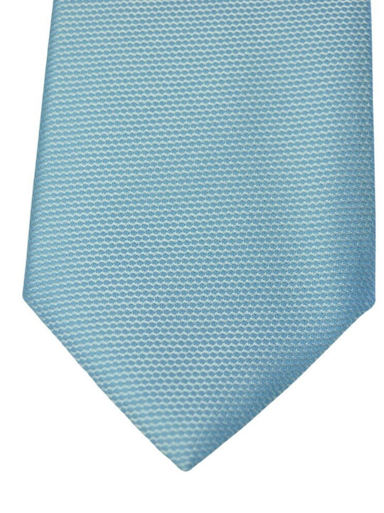 Boss Men's Tie Silk Monochrome in Blue Color Boss Men's Tie Silk Monochrome in Blue Color