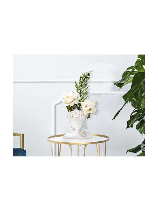 Mauro F Decorative Vase Gold 21.7x14x21cm