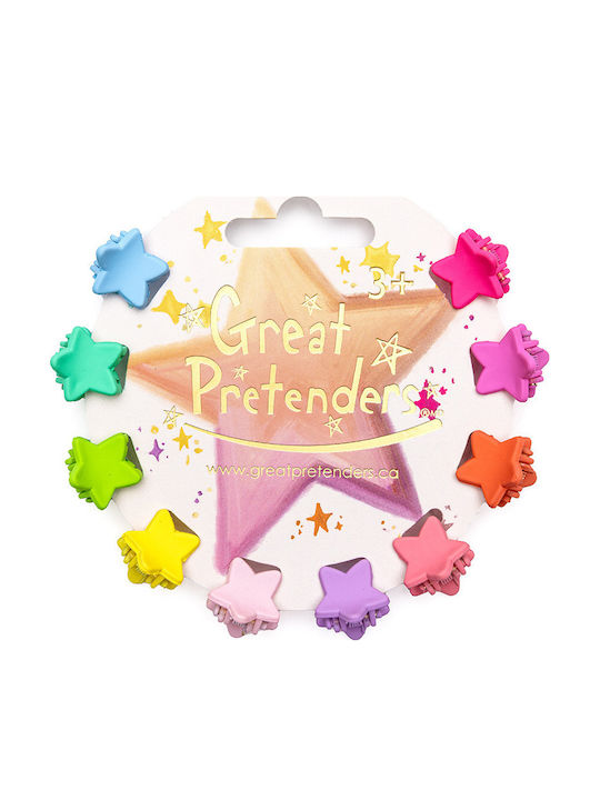 Great Pretenders Σετ Παιδικά Κοκαλάκια με Κλάμερ 10τμχ Great Pretenders Σετ Παιδικά Κοκαλάκια με Κλάμερ 10τμχ