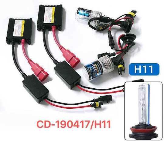 Car Xenon Kit H11 35W 12V 6000K Cold White
