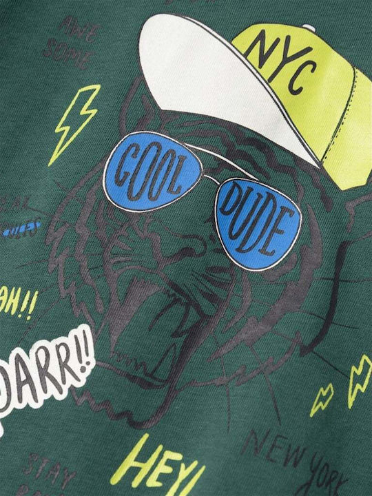 Παιδικό T-shirt Πράσινο Wild