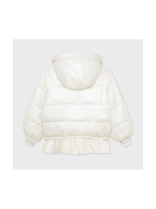 Mayoral Kids Quilted Jacket Perle