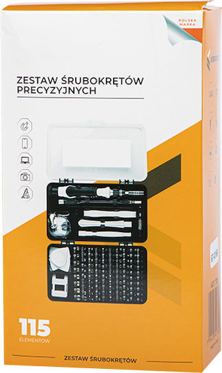 DM Pro Σετ 115 Κατσαβίδια Ακριβείας
