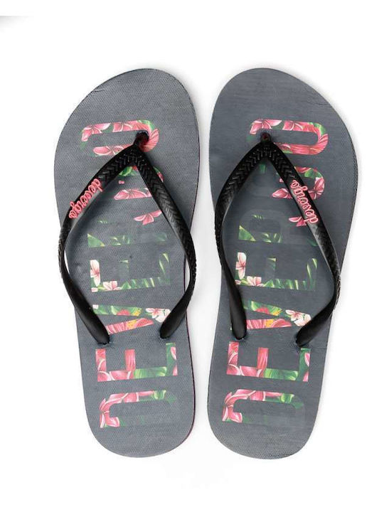 Devergo Women's Flip Flops Black