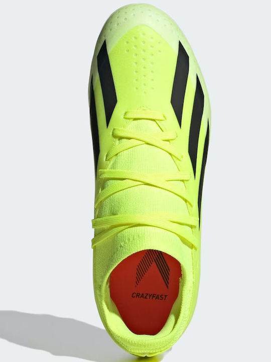 X Crazyfast League Kids Molded Soccer Shoes Yellow
