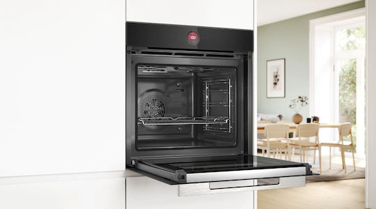 Bosch Φούρνος άνω Πάγκου 71lt Π59.4εκ. Μαύρος