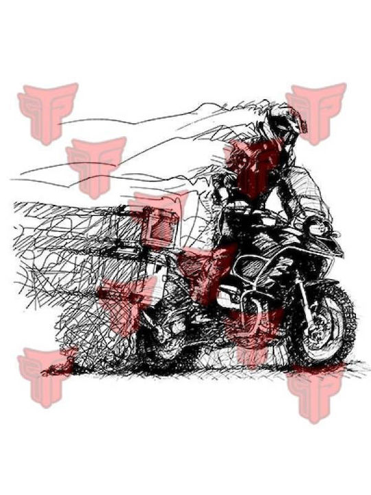 Takeposition Moto Adventure Rider Φούτερ Λευκό