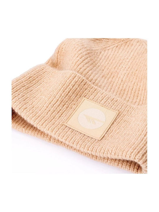 Beanie Γυναικείος Σκούφος Πλεκτός σε Μπεζ χρώμα