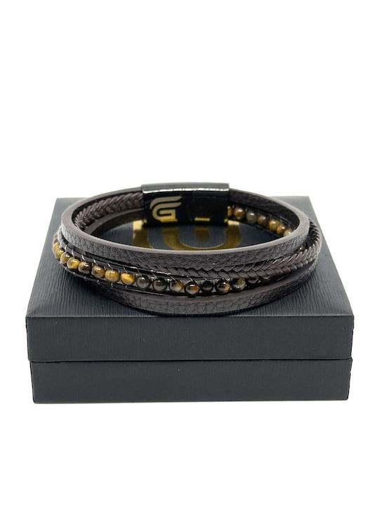 Legend Accessories Leder Armband 21cm