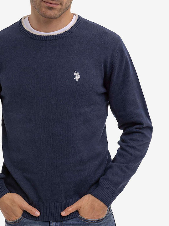 U.S. Polo Assn. Men's Long Sleeve Sweater Midnight