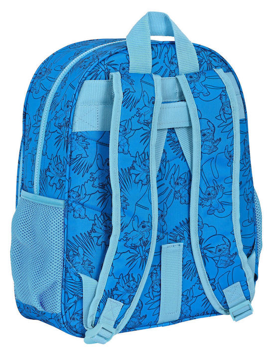 Stitch School Bag Trolley Elementary, Elementary in Blue color