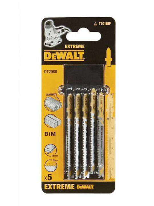 DEWALT DT2080 Λάμες για Ξύλο 82mm 5τμχ