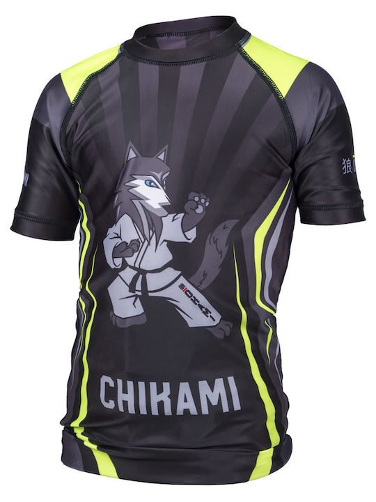 Okami Chikami Copii Cu mânecă scurtă Tricou OKIDS102 pentru Jiu-Jitsu Multicoloră Okami Chikami Copii Cu mânecă scurtă Tricou OKIDS102 pentru Jiu-Jitsu Multicoloră