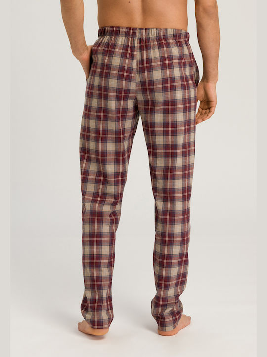 Hanro Men's Winter Checked Pajama Pants Multicolour