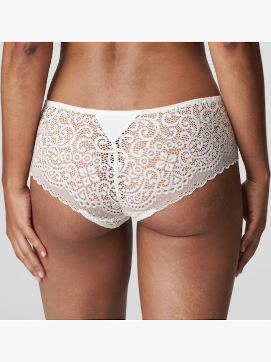 Primadonna Lace Underwear Set with Bra & Boxer Ivory