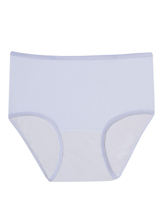 Clio Lingerie Women's High Waist Cotton Slip White MultiPack