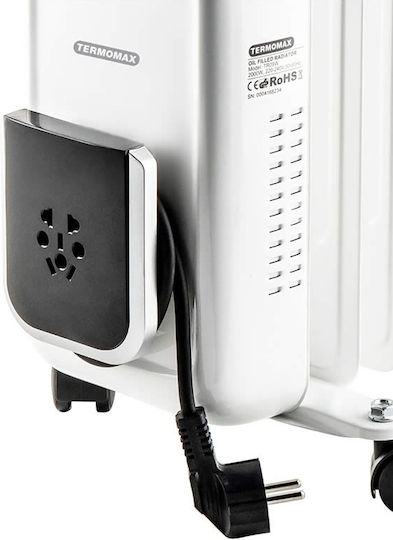 Termomax TR09W Καλοριφέρ Λαδιού με 9 Φέτες 2000W