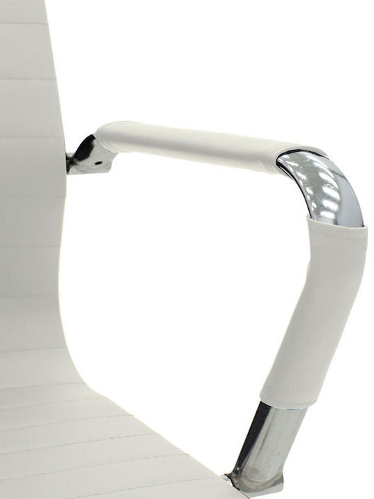 Valter Reclining Office Chair with Fixed Arms White Pakketo
