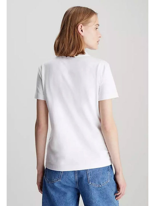 Calvin Klein Damen T-Shirt White