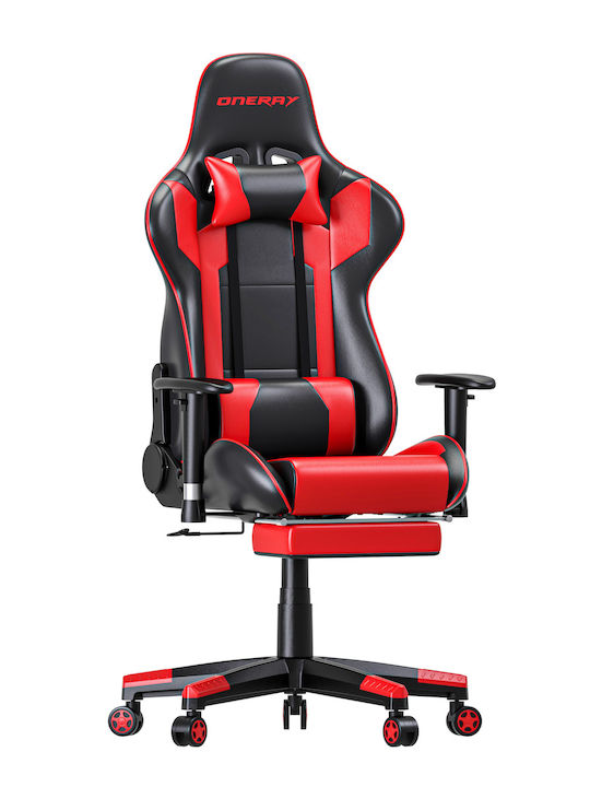 Oneray D0921F Gaming Stuhl mit Fußstütze Black/Red