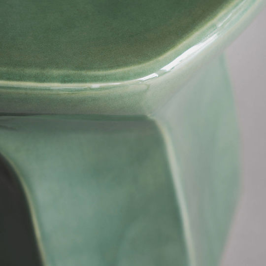 Stool For Living Room Ceramic Green
