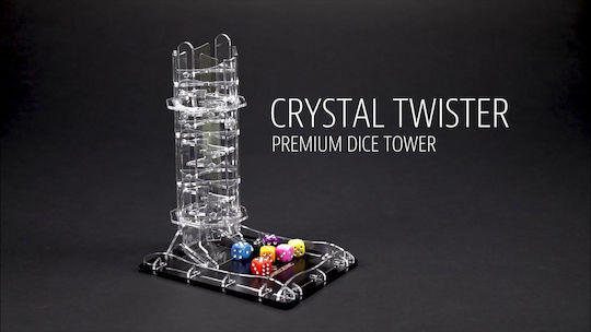 Gamegenic Crystal Twister Dice Tower