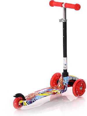 Lorelli Kids Scooter Foldable Mini 3-Wheel Red