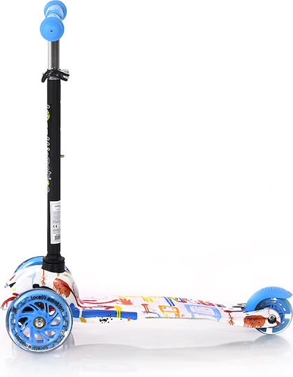 Lorelli Kids Scooter Foldable Mini 3-Wheel Blue