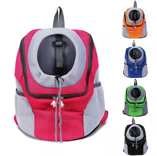 Dog/Cat Carrying Orange Backpack for 10kg Pets L41xW25xH53cm