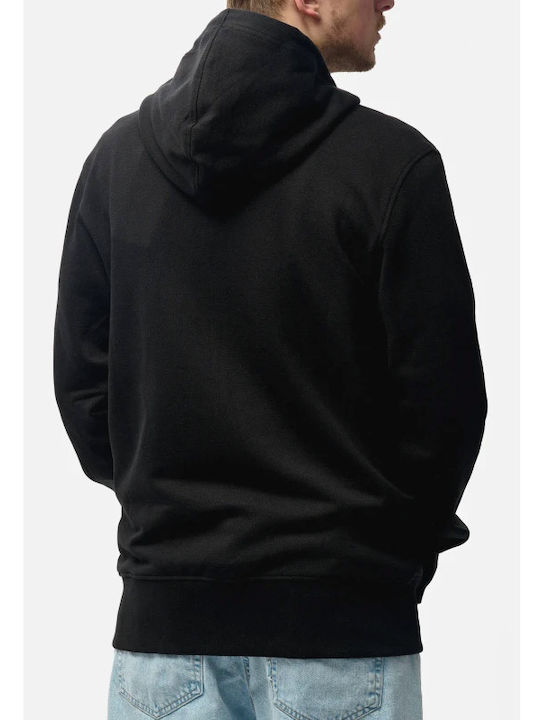 Calvin Klein Men's Sweatshirt Jacket with Hood black