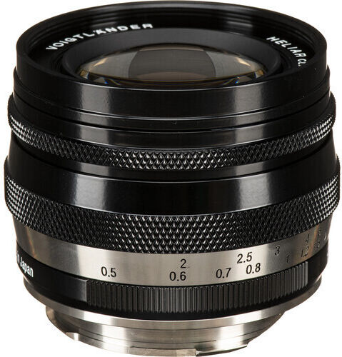 Voigtlander Full Frame Camera Lens Heliar Classic 50mm f/1.5 Fixed for Leica M Mount Black