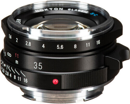 Voigtlander Φωτογραφικός Φακός Nokton Classic 35mm f/1.4 II SC Wide Angle για Leica M Mount Μαύρος