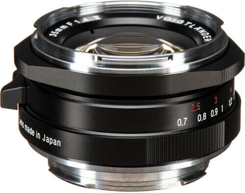 Voigtlander Φωτογραφικός Φακός Nokton Classic 35mm f/1.4 II SC Wide Angle για Leica M Mount Μαύρος
