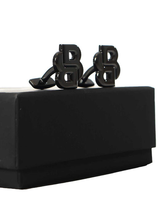 Hugo Boss Μανικετόκουμπα σε Μαύρο Χρώμα