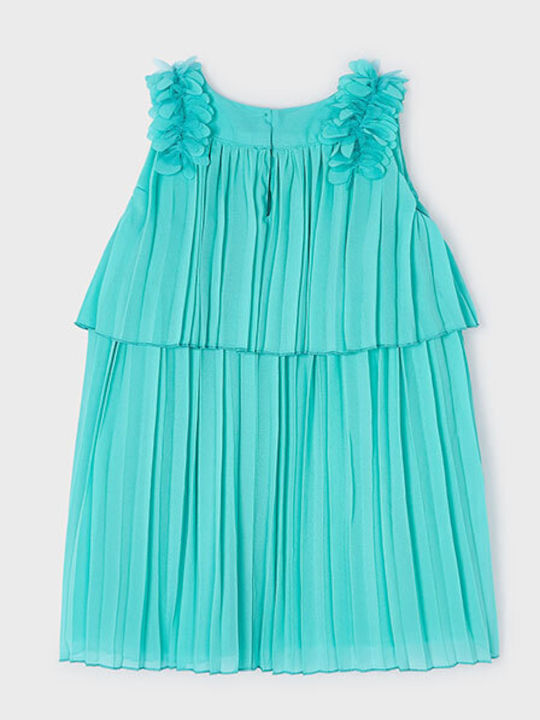 Kinderkleid Ärmellos Green