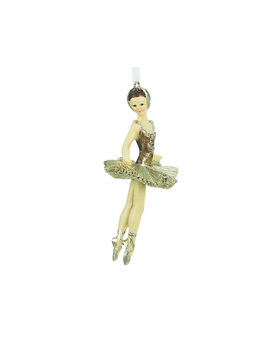 Gisela Graham Christmas Ballerina Ornament Multicolour