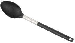 Happy House Shallow Ragu Spoon Colander Plastic Black 33.7cm Pieces