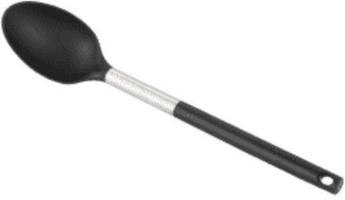 Happy House Shallow Ragu Spoon Colander Plastic Black 33.7cm Pieces