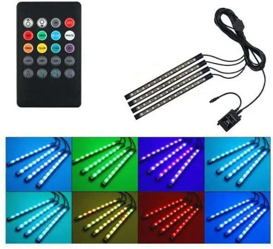 Interior Decorative Car Lighting System RGB