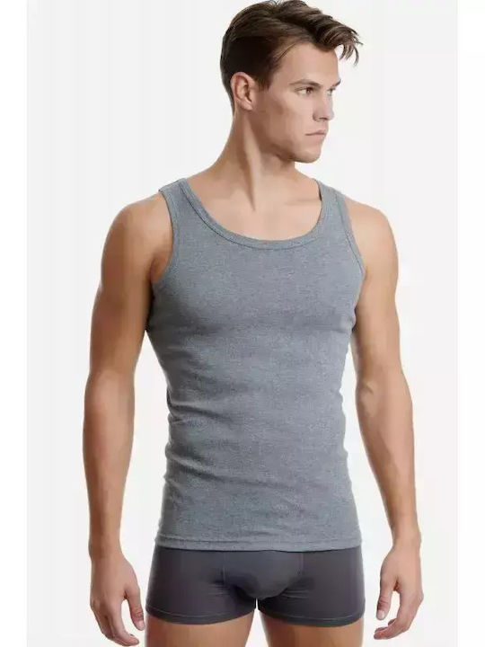 Underwears Men's Undershirts Sleeveless Charcoal 2Pack