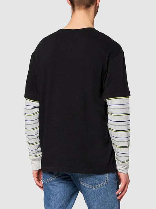 Tommy Hilfiger 2 T-shirt Bărbătesc cu Mânecă Scurtă Negru