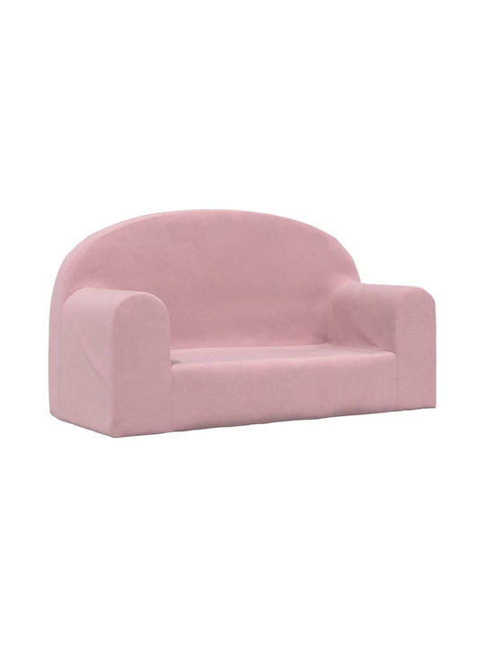 Sofa with Armrests Pink 84x34x45cm