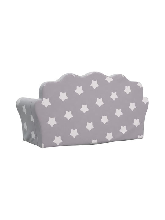 Sofa with Armrests Gray 94x34x48cm