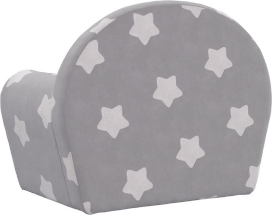 Kids Armchair Grey 57x34x45cm