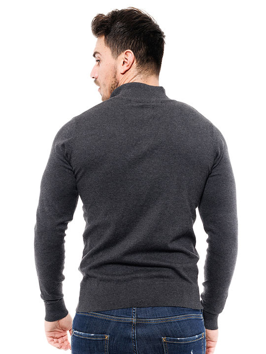 Ανδρική Ζακέτα Πλεκτή Dk grey