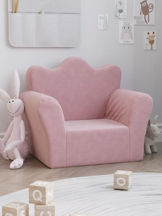 Sofa with Armrests Pink 54x34x45cm