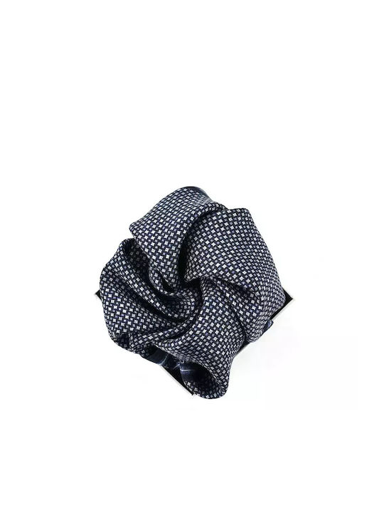 Monte Napoleone Men's Silky Handkerchief Blue