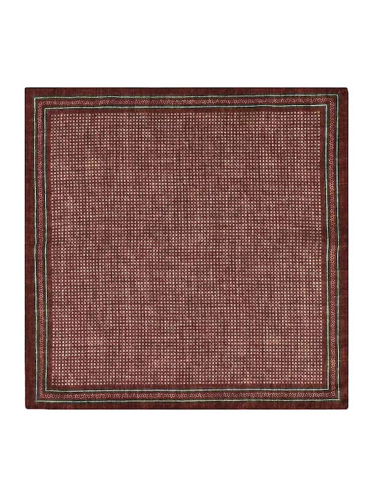 Men's Silky Handkerchief Burgundy